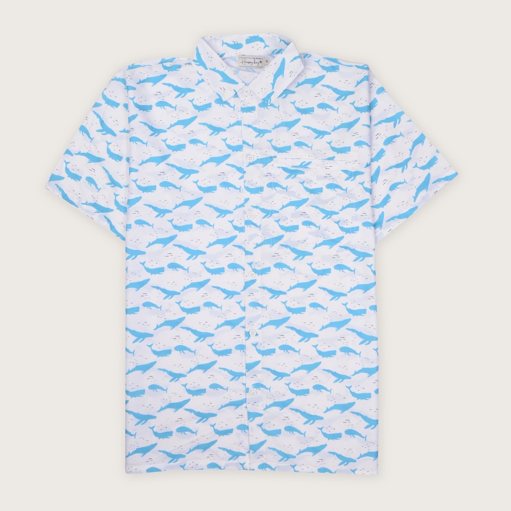Have a Whale of a Time Hawaiian Shirt- Men