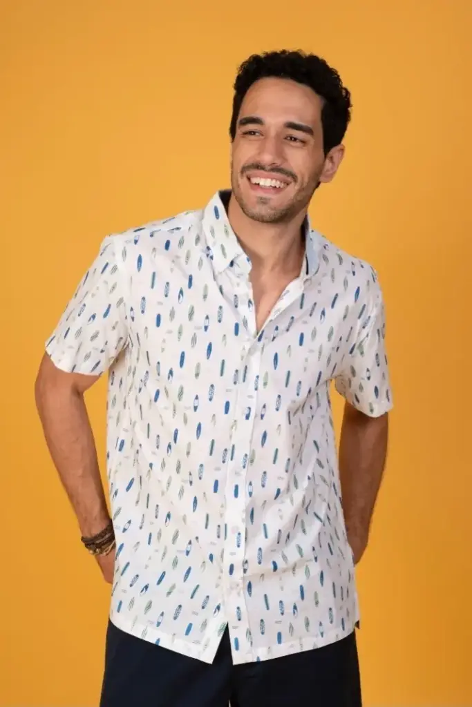 Island Dreams White Resort Shirt