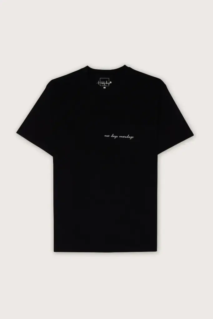 New Days Nowdays Elegant Black Tshirt