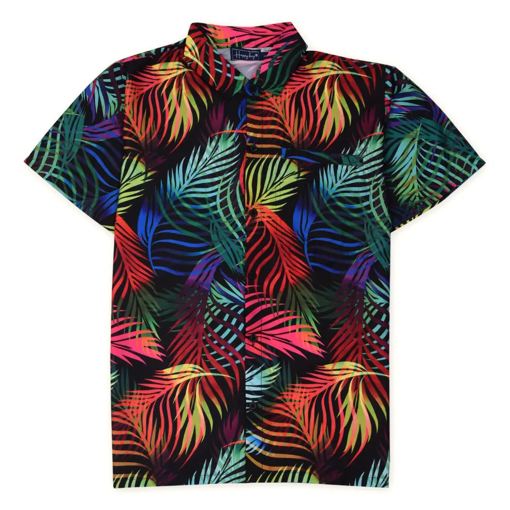 The Chrome Glow Hawaiian Shirt- Men