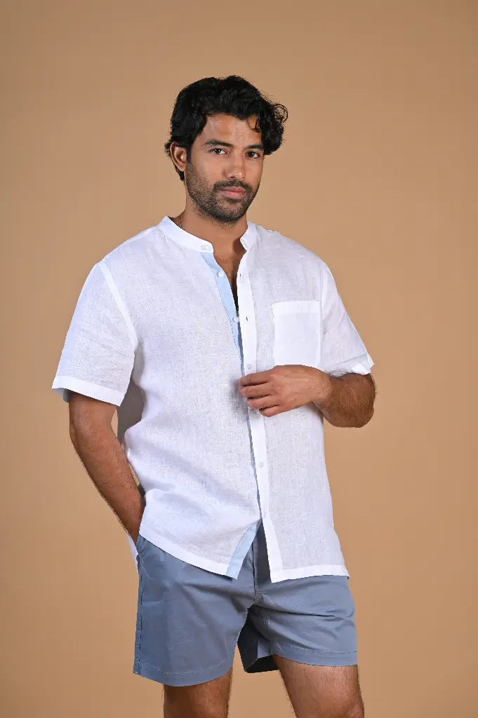 Wear White, Wear Right Linen Shirt