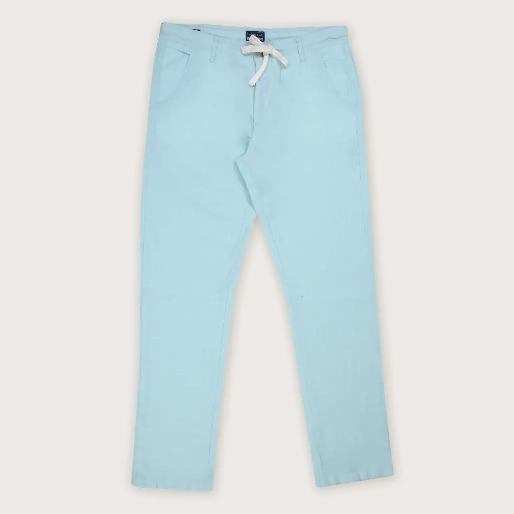 Welcoming Exciting Blues In Classic Light Blue Pants