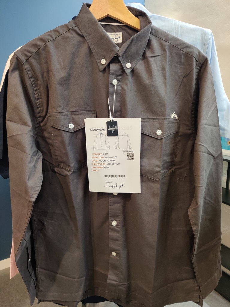 Earthy Elegance Classic Shirt- Blackend pearl