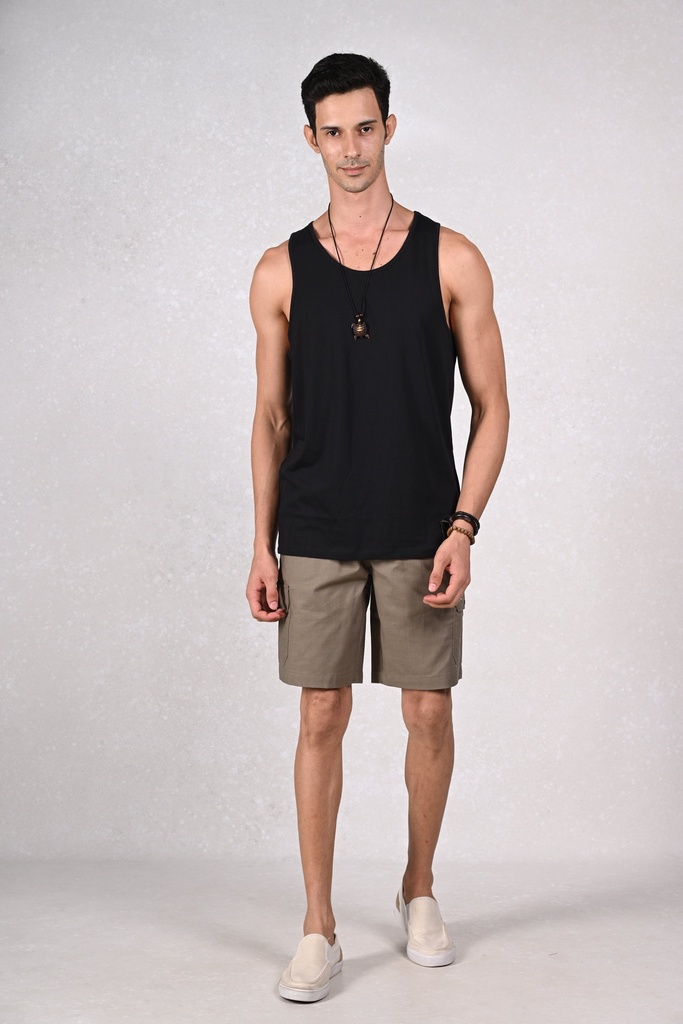 Effortless Cool Tank Tee- Moonless Night
