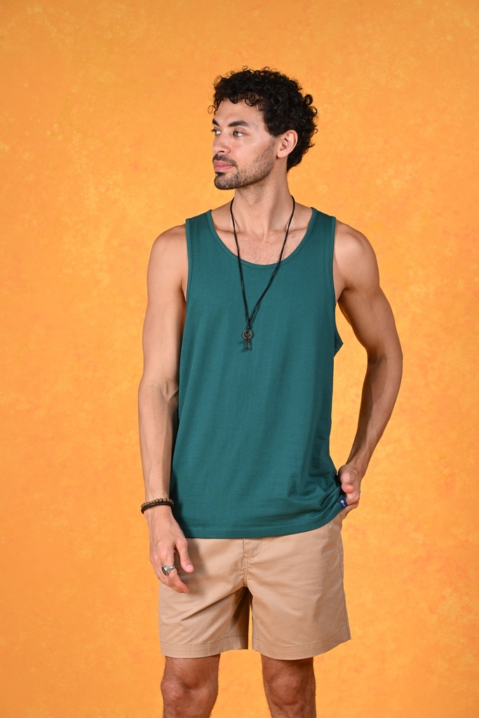 Effortless Cool Tank Tee- Storm