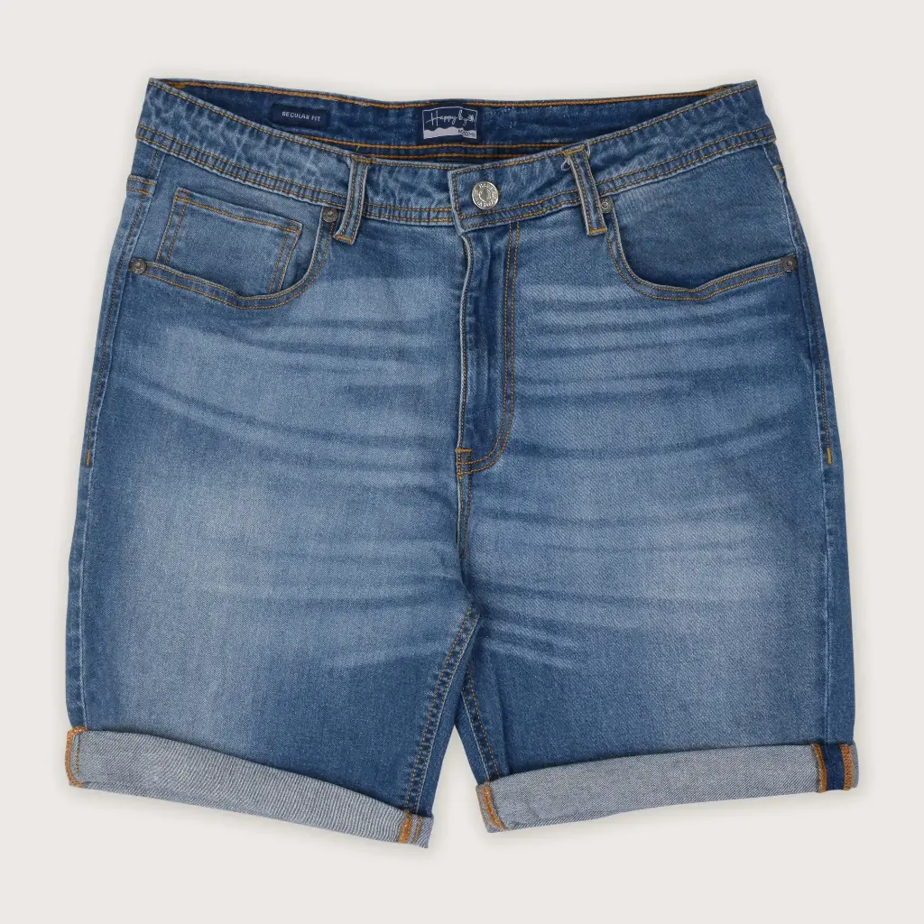 Going For Beach Adventure Denim Shorts- Set sail