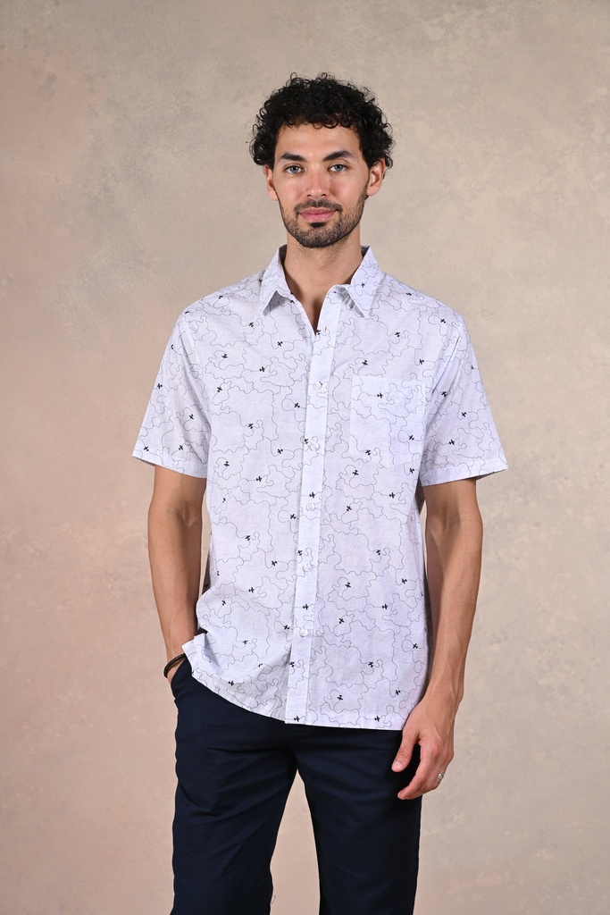 Laid-back Luxe Mood Shirt- Snow White|Spellbound