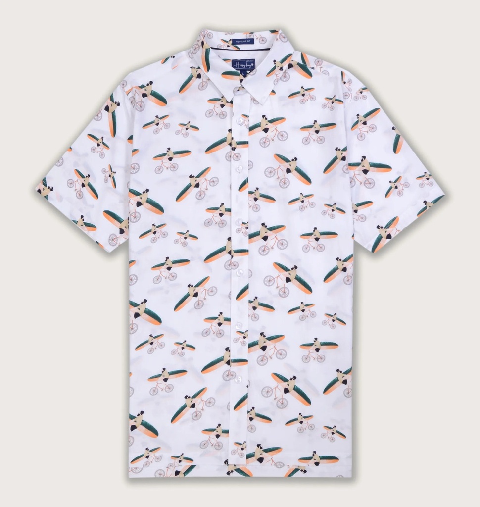 Pedal n' Paddle
Coastal Dreamer Mood Shirt- Bright White