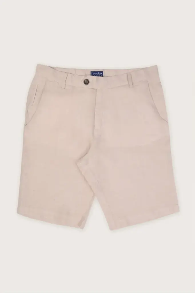 Rose all day Pure Linen Shorts