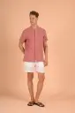 Breezy Basics Pure Linen Shirt-  Old Rose
