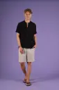 Breezy Basics Pure Linen Shirt-  Black Beauty