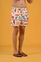 Sun, Moon, & Stars Watercolor Abstract Swim Shorts
