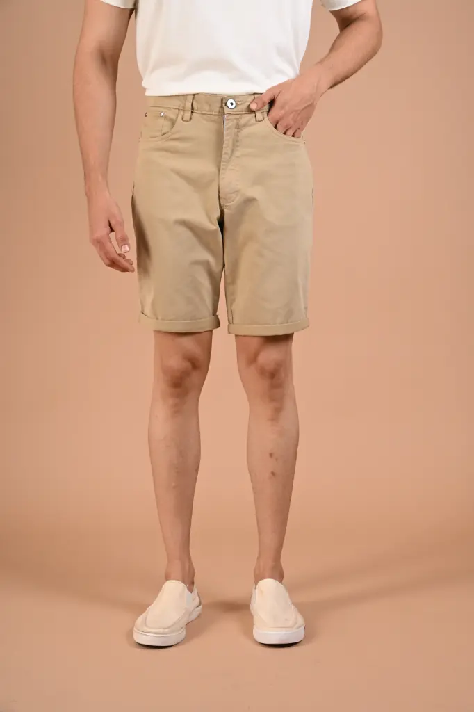 Casual Cool Comfort Denim 5- Pocket Shorts-  Incense