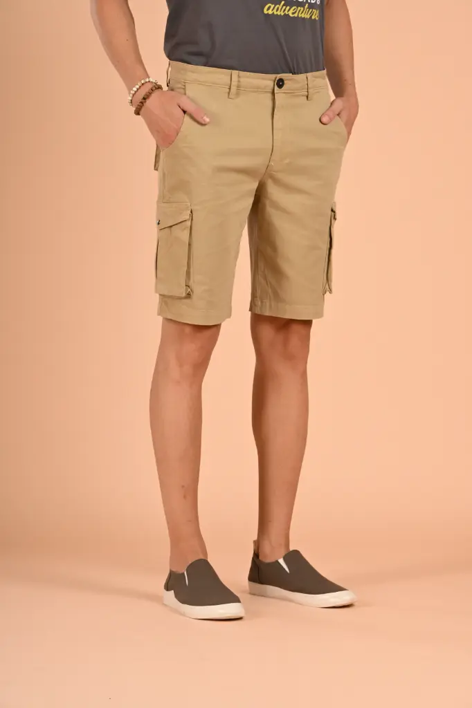 Breezy Day Out Cargo Shorts-  Incense