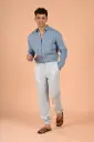 Sandy Shores Pure Linen Pant-  Ancient Water