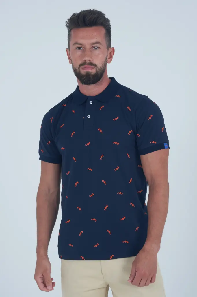 Pumpkin Seahorse Polo