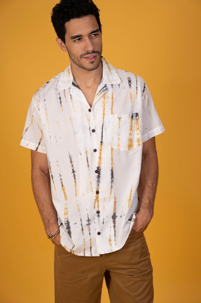 Beachside Bliss Casual Resort Shirt