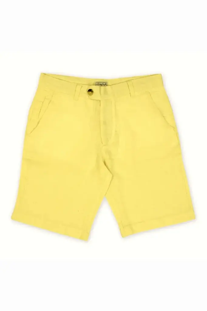 Blonde ambition linen shorts