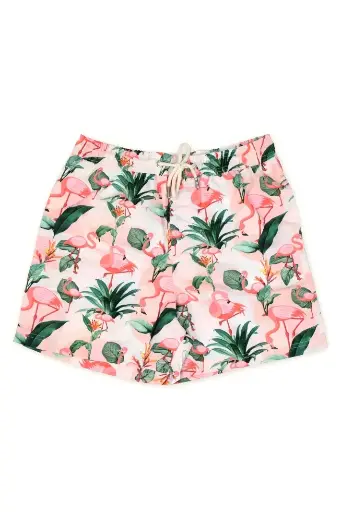 Let's Flamingle Swim Shorts