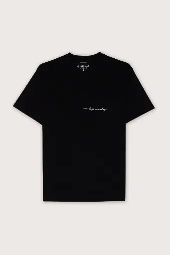 New Days Nowdays Elegant Black Tshirt