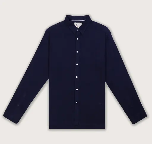 Wardrobe Essential: Dark Blue Linen Shirt