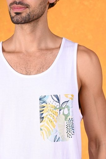 Feel the Ocean Breeze
Blissful Beach Escape Tank Tee- Bright White