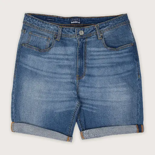 Going For Beach Adventure Denim Shorts- Set sail