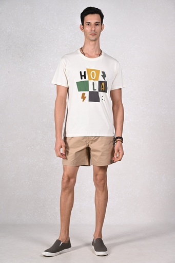Greetings from Paradise
Wave Hello to Fun Crew T-Shirt- Marshmallow