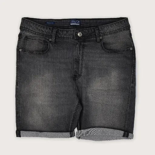 Happy Summers Denim Shorts- Denim Grey