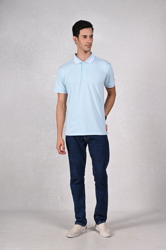 Horizon Hues
Calm as the Sea Polo- Delicate Blue