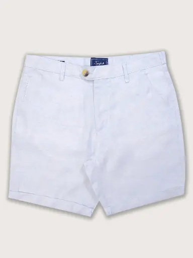 Minimalist Magic Pure Linen Short- Ice Melt