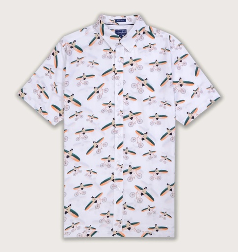 Pedal n' Paddle
Coastal Dreamer Mood Shirt- Bright White