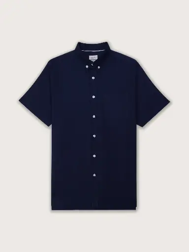 Radiant Everyday Linen Shirt- Black iris