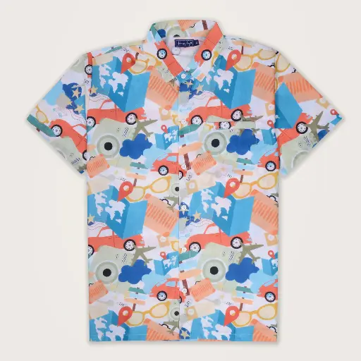 Sweet Summer Escape
Take me to Summer Hawaiian Shirt- Lightest sky
