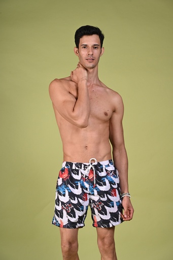 Tropical Twilight
Island Nights Swim Shorts- Sky Captain