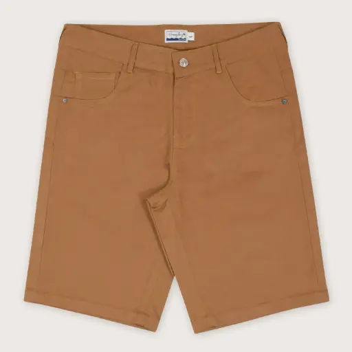 Casual Cool Comfort Denim 5-Pocket Shorts- Rubber