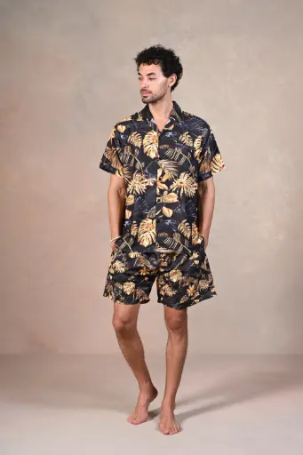 Drippin' in Gold Hawaiian Shirt- Men