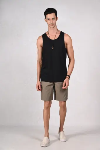 Effortless Cool Tank Tee- Moonless Night