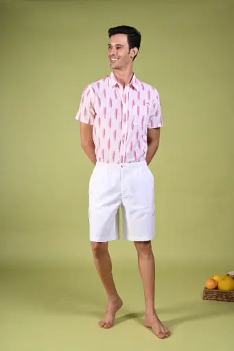 Endless Summer Comfort Shorts- Lucent White