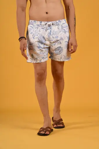 The "Coastal Fern" Botanical Swim Shorts