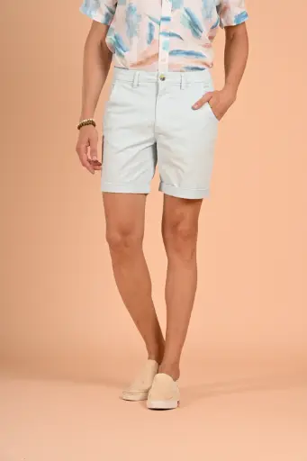 Forest Escape Basic Bermuda Shorts-  Ice Melt